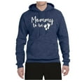 thumbnail image 2 of Wild Bobby, Mommy to Be Pregnancy Reveal Gift Parents to Be, Pop Culture, Unisex Graphic Hoodie Sweatshirt, Vintage Heather Navy, 3X-Large, 2 of 3