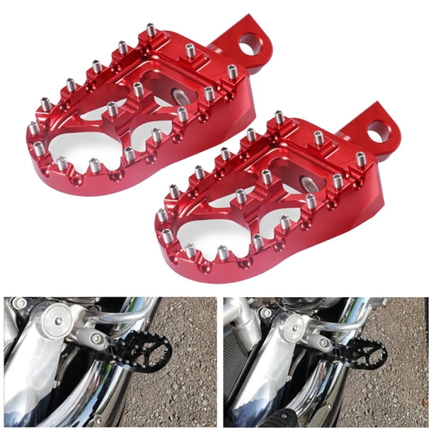 Clavijas de piezaza de repuesto para motocicleta, clavijas de piezaza para XL883 XL1200L 2007 2008 2009 2010, fácil de instalar rojo DYNWAVEMX Pedales de motocicleta