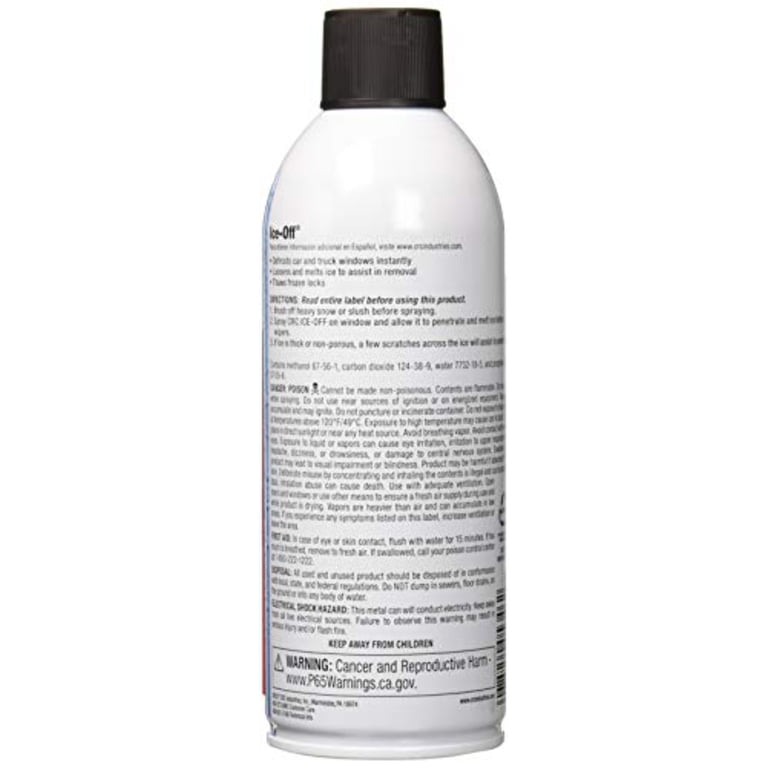 CRC 05346 Ice-Off Windshield De-Icer, 12 Wt Oz (3pk), Melts ice