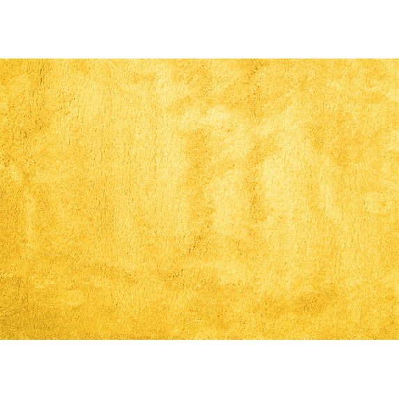 Ahgly Company Indoor Rectangle Abstract Yellow Contemporary Area Rugs, 8' x 12'