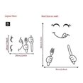 thumbnail image 3 of 2-pack Cute Refrigerator Stickers Happy Yummy Face Kitchen Refrigerator PVC, 3 of 5