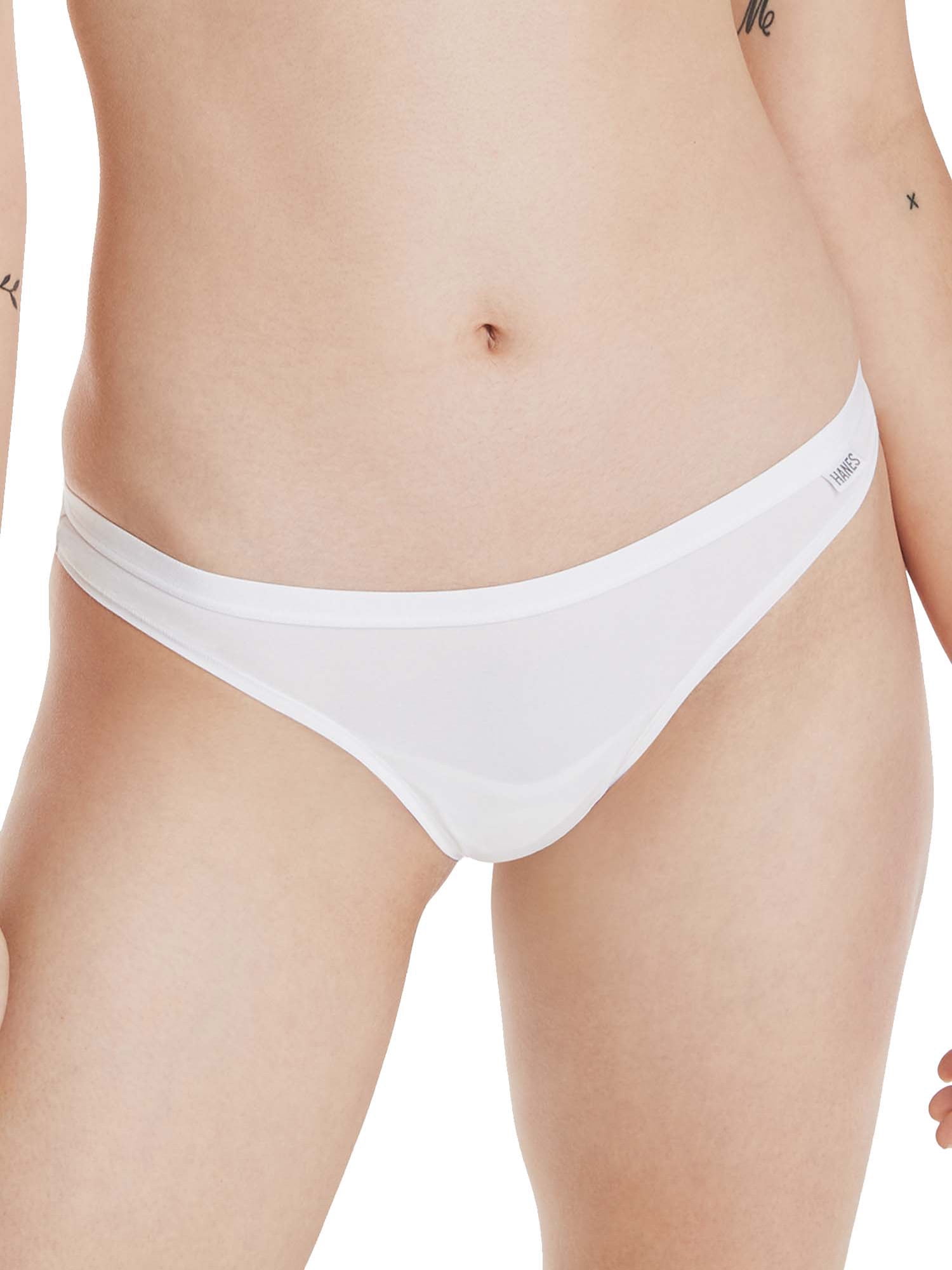 Hanes Classics Womens Cotton Modal Thong , 3 Pack