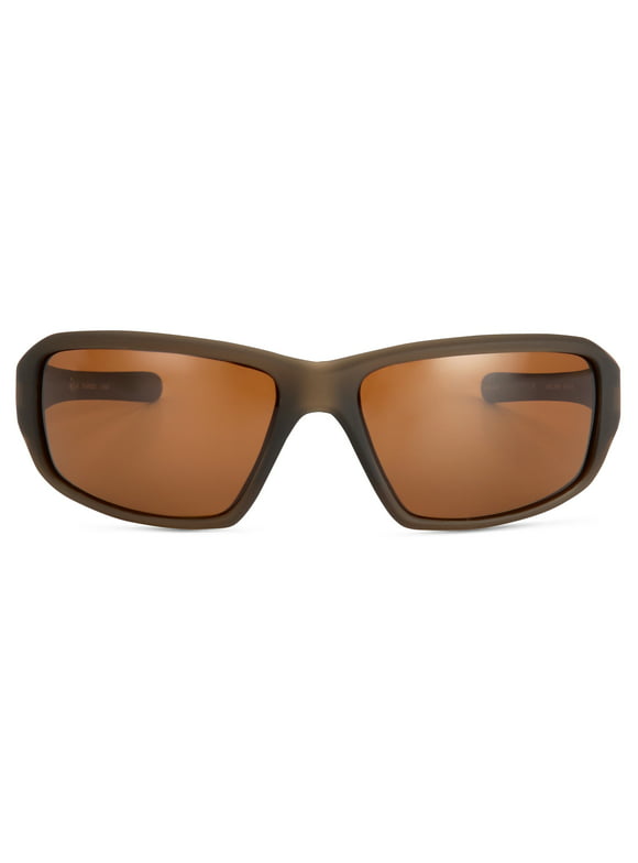 DNA Polarized Sunglasses, Unisex, A3012, Brown, 64-18-134