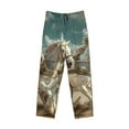 thumbnail image 6 of Daiia Roman Chariot Horse Race Men's Sleep Pant with Pockets and Drawstring,Pajama Pants-Small, 6 of 9