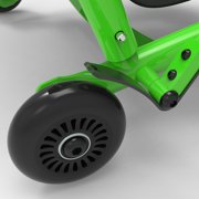 EzyRoller: Mini - Green - Ride-On Scooter, Cambering Motion, Pedal Free Cart, Hand Brakes, Extendable Frame, 45lb Capacity, Toddler & Kids Ages 2+