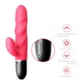 thumbnail image 5 of 10 Vibraion Modes Soft Silicone G Spot Vibrator, Dual Motor Rechargeable Couple Vibrator Adult Sex Toy For Women -Green, 5 of 7