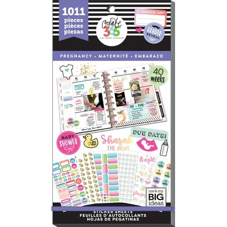 Happy Planner Sticker Value Pack Pregnancy 1011 Pkg Walmart Canada