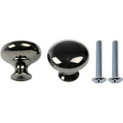Symmetry Round Knobs, Black Nickel, 5pc