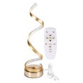 thumbnail image 1 of Lámpara de mesa LED regulable en espiral de 24W, lámparas de escritorio con Control remoto para oficina, estudio, luz nocturna de dormitorio, enchufe europeo dorado de 220V, 1 of 13