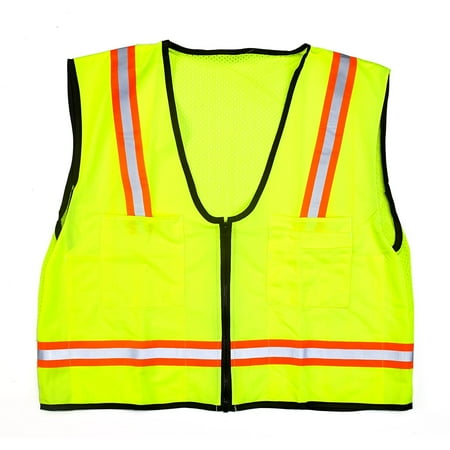 

Mutual Industries High Visibility Sleeveless Safety Vest Lime 2XL (16310-4553-5)