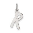 thumbnail image 1 of 925 Sterling Silver Dainty Letter R Initial Name Monogram Necklace Charm Pendant, 1 of 8