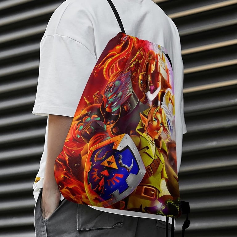 The Legend of Zelda Drawstring Bag Gym Bag Water Resistant  display picture 2