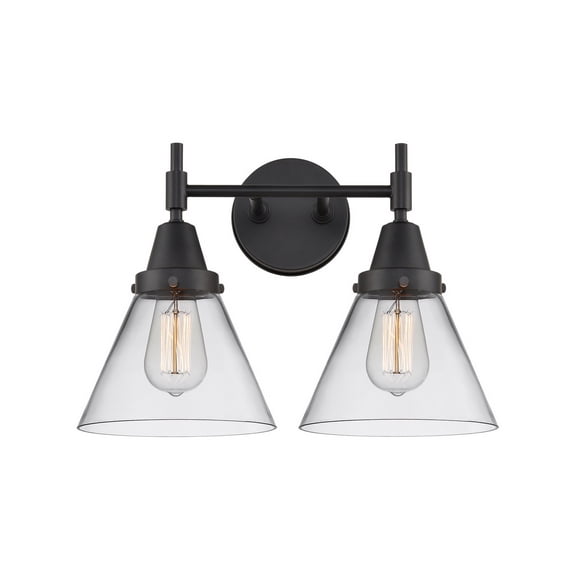 Innovations 447-2W-BK-G42-LED Two Light Bath Vanity