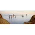 thumbnail image 2 of Blaustein, Alan 18x10 White Modern Wood Framed Museum Art Print Titled - Bay Pano - 121, 2 of 4