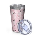 thumbnail image 2 of 16oz Tumblers Pink Christmas Tree Pattern Stainless Steel Vacuum Insulated Double Wall Travel Tumbler Cups Mug with Lid and Straw,Cleaning Brush for Coffee,Tea, 2 of 4