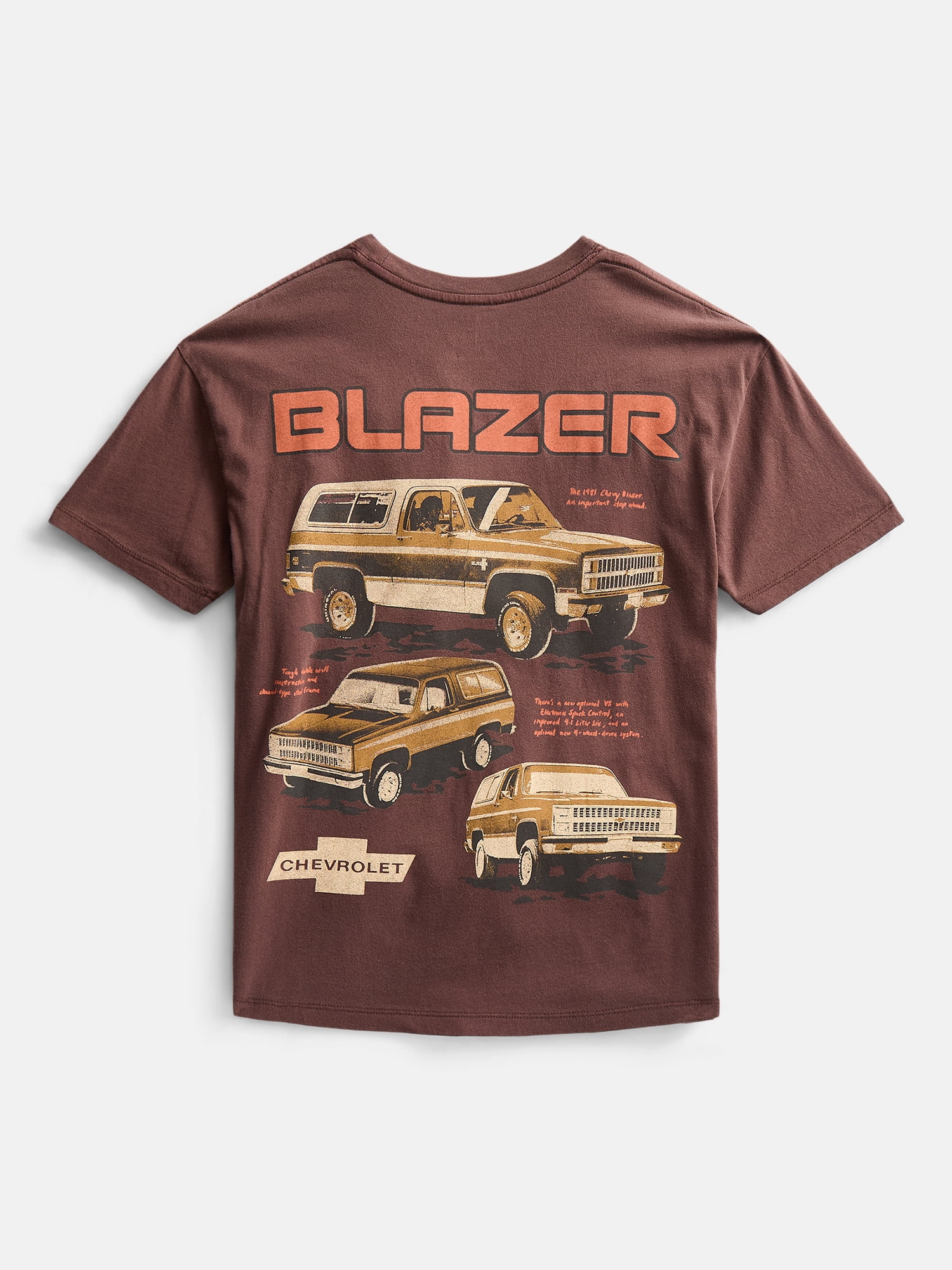 Chevy Blazer Boys Graphic Tee with Short Sleeves, Sizes 4-18