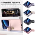 thumbnail image 4 of for Motorola Razr Plus 2023 Case with Hand Strap, Premium PU Leather Moto Razr+ Case for Women Girls, Shockproof Protective Slim Case for Motorola Razr Plus 2023, Pink, 4 of 7