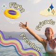 thumbnail image 4 of Frisbee Wham-O Cool Flyer, 25 cm, ligero, 130 g, 4 of 7