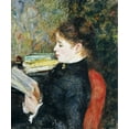 thumbnail image 2 of Renoir, Pierre-Auguste 20x23 White Modern Wood Framed Museum Art Print Titled - The Reader, 2 of 4