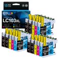 thumbnail image 1 of Cartucho de tinta compatible E-Z Ink Pro LC103XL, paquete de 15, 1 of 7