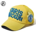 thumbnail image 2 of FS Yellow Pink Trucker Hats With Mesh Summer Outdoor Baseball Cap For Men Women Streetwear Hip Hop Stylish Caps Casquette HommeAdjustable Gao Jinjia LED, 2 of 2