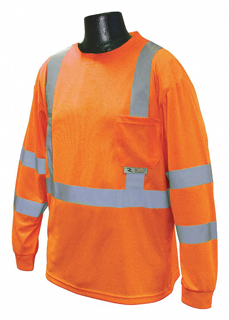 Radians ST11-N Max-Dri™ Non-Rated Orange Safety Construction Work T-Shirt 