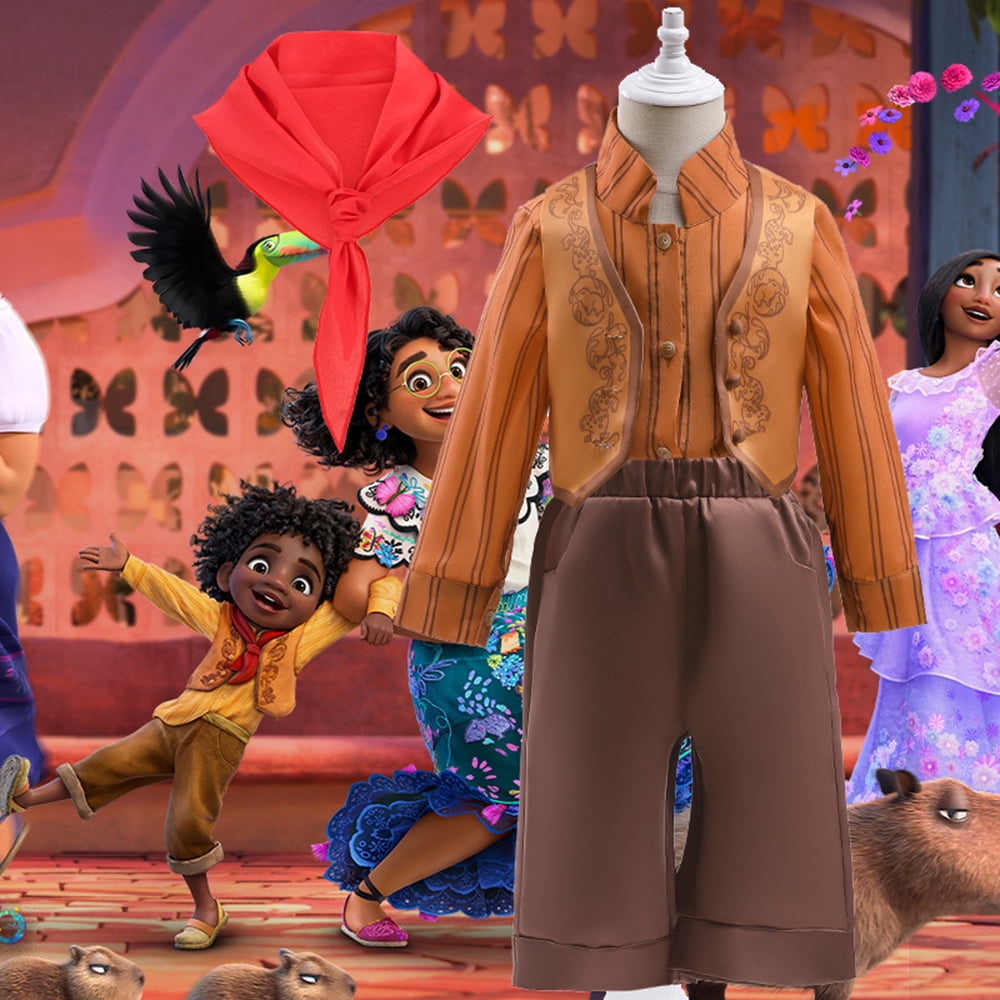 Encanto Antonio Encant Costume, Madrigal Encant, Cosplay, Prince Shirt