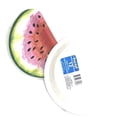 thumbnail image 4 of Watermelon Fruit Slice Disposable Dessert Paper Plates With Matching Paper Napkins - Party Favors - 56 Piece, 4 of 4