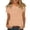 Orange, variant on Short Sleeve Shirts for Women Sumemr Mock Neck Cute Tops Dressy Casual Lightweight Basic Tee Shirts Blouses
