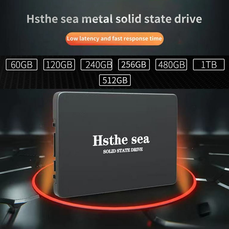 equation explode thirst Deyuer Hsthe sea 60/120/240/256/480/512GB/1TB 2.5 Inches SSD Large Memory  Metal High Reliability SATA 3.0 Solid State Hard Disk for Computer -  Walmart.com