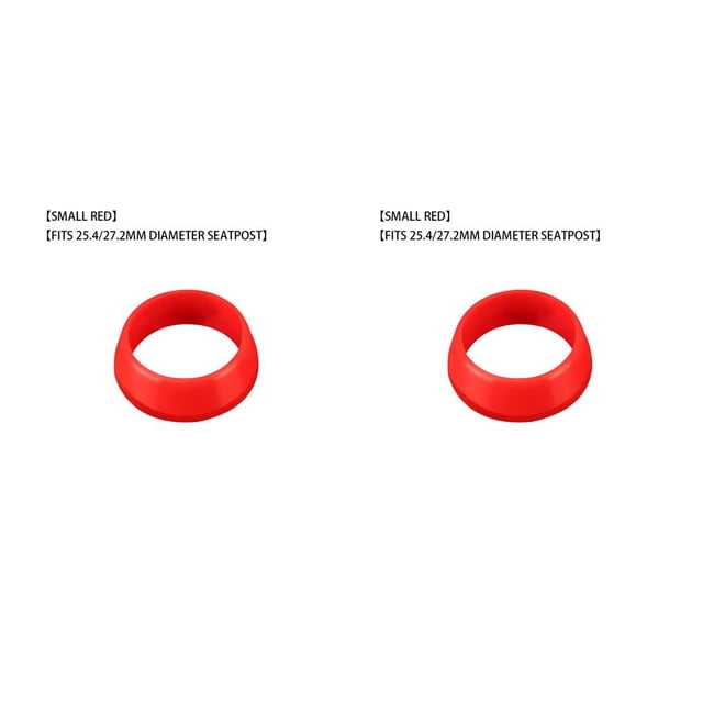 ZLight Seat Post Rubber Cycling Silicone Waterproof Mountain Bike Seatpost Protective Accessory 1 PC Red S 2Set