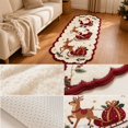 thumbnail image 7 of Christmas Runner Rug, 47.2 Inch Santa Reindeer Floor Mat, Holiday Decoration for Hallway Entryway B, 7 of 7