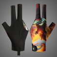 thumbnail image 3 of Snooker Gloves Billiard 3 Left Three Finger Hand Open Pool Cue Glove Fast N Y4R3, 3 of 8
