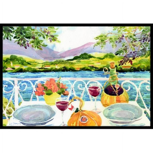 Carolines Treasures 6139MAT après-Midi de Raisin Ravit le Vin Tapis Intérieur Ou Extérieur- 18 x 27 Po.