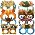 thumbnail image 1 of 24 Pcs Lunettes en Papier Accessoires de Fête Oktoberfest, 1 of 9