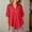 Red, variant on BFHHYA Womens Oversized Blouses Ruffle Hem Roll Long Sleeve Tops Dressy Lace Shoulder Shirts Casual Loose Fit Pullover Tops