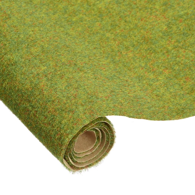 Artificial Grass Mat 3' x 10' Lawn Green Realistic Fake Turf for Garden Lawn Decoration Sand Table 4pcs