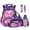 Axolotl Cherry Blossom, variant on Xixirimido Abstract Dinosaurs 6 Pieces School Backpack Combo | Backpack Lunch Bag Pencil Case Water Bottle Holder Keychain Bookmark, Lightweight Daypack for Students