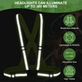 thumbnail image 4 of Uxcell Reflective Safety Vest, Hi-Vis Safety Vests, Adjustable High Visibility Strips for Jogging Cycling Lemon Yellow, 4 of 7