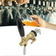 thumbnail image 4 of Robinet de Bière Réglable en Filetage G5/8 en Laiton et Acier Inoxydable pour Maison Bar Restaurants, 4 of 5