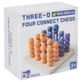 thumbnail image 1 of Educational Toy 4 in A Game Wooden Strategy Board | Fast Pattern Challenge Ring Stack Puzzle for 2 Players| Competitive Tabletop Brain Teaser for Family Game Night| Stack Solve Set with Racks Stem To, 1 of 9