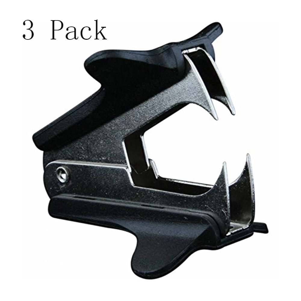 3 Pack Lightweight Staple Puller Remover Tool for Office, School, Easy to Carry