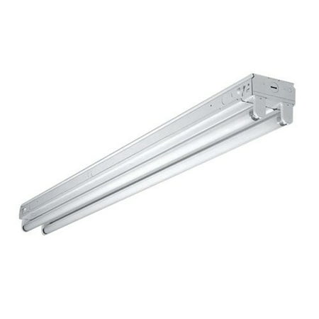- Cooper Lighting SSF-2-17-UNV-EB81-U 2-Light Ceiling Mount Commercial Standard Fluorescent Strip Light 17 Watt 120 - 277 Volt Baked White Enamel Metalux