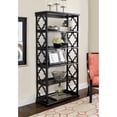 thumbnail image 2 of Turner 5-Tier Standard Bookshelf, Black, 2 of 11