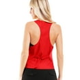 thumbnail image 6 of Made by Olivia Women's Dressy Casual Versatile Racerback Vest Tuxedo Suit Waistcoat, 6 of 6