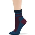 thumbnail image 5 of 7BIGSTARS KINGDOM Women's Bamboo Diabetic Quarter Patterned Socks - 4 Pack Medium-Extra Wide Polka Dot, Heart, Stripe - Sock Size 9-11 Shoe Size 5-9 M Burgundy, Navy Blue, Ecru, 5 of 9