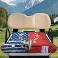 thumbnail image 3 of chaqlin American Flag Golf Cart Seat Easy to Clean, for Sports, Golf Cart Seat Covers, Compatible with Club Car EZGO, 3 of 8