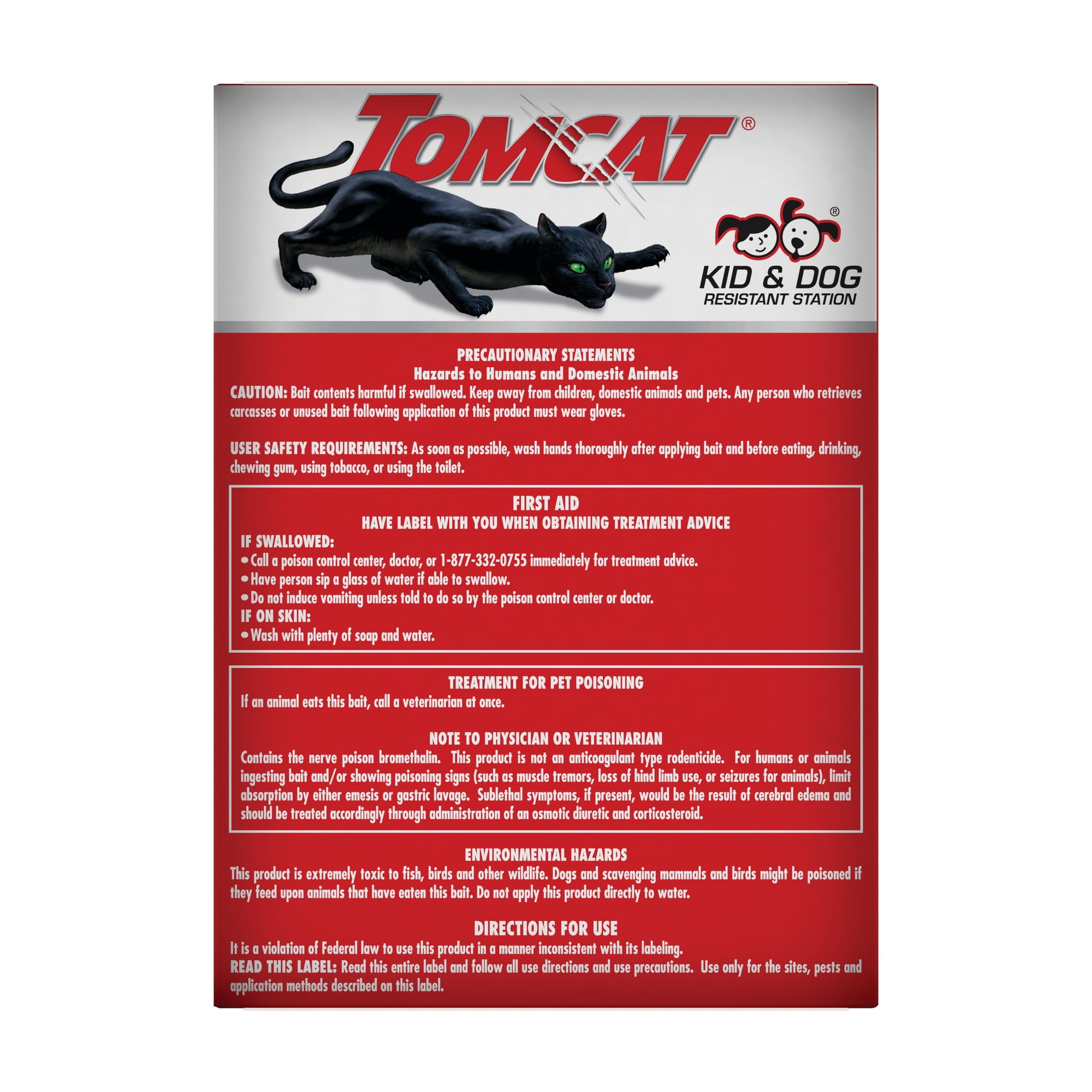 Buy Tomcat Mouse Killer Child & Dog Resistant Disposable Station, 2