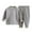 A37-Grey, variant on Unisex Toddler Spring Summer 3M-12Y Solid 2Pcs Soft Everyday Sleepwear Pajamas, Unisex Comfort, 3M-12Y(Green,2-3 Years)