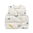 thumbnail image 3 of Doudoune Sans Manches pour Bébé Garçons Filles Imprimé Chaud Nouveau-Né Hiver 3M-4Y, 3 of 7